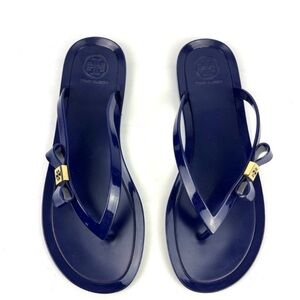 Tory Burch Blue Sandals Sleek Minimalist Design